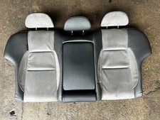 Rover 75 & MG ZT Saloon Suede & Leather Rear Seat Back Rest (Gunsmoke Alcantara)