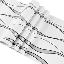 Wooden Slat Panelling Wallpaper 3D Wood Panel Effect Wall Paper Charcoal Grey