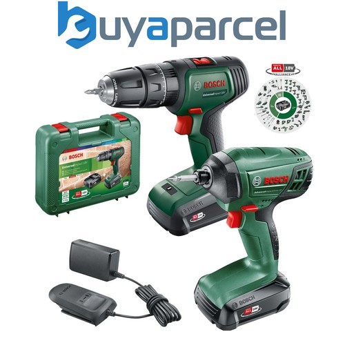 Bosch 18v cordless twin pack - 18v,