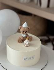 Teddy bear fondant cake - teddy,