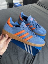 UK 10 Mens Spezial Handball Adidas Brand New Blue Orange