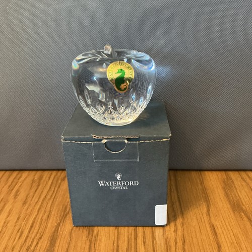 Waterford lead crystal apple - waterford,