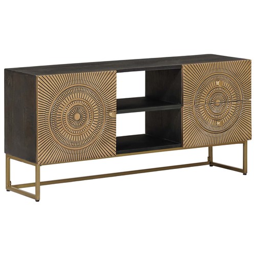 Cabinet stand brass finish - brass,