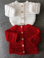 New Crochet Newborn   Baby Girl Cardigans