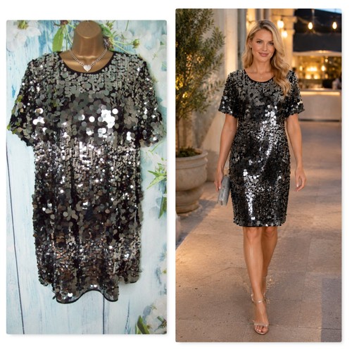 George silver sequin - george,