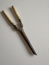 Antique Folding Hair / Moustache Stovetop Curling Tongs/Iron -Made In England ⬇️