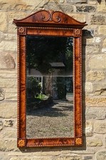 Good Large Antique Mahogany Mirror