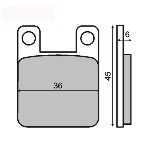 Pair brake pads system - brake,