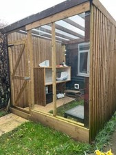 Pergola (2 Sided Outdoor structure with Roof Beams)