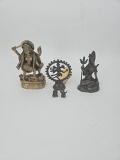 Hindu Deity Lot Of 3 Vintage