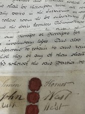 1804 Georgian Indenture  Re Will Of Henry Horner Esquire Deed Of Arrangement