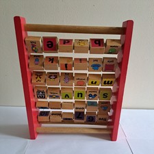 Carousel Abacus Alphabet Numbers Images Style Counting Learning Frame