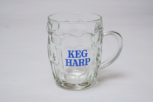 Keg harp vintage pint glass - vintage,