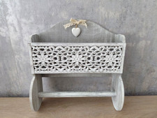 Grey wooden kitchen roll - grey,