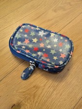 Cath Kidston Blue Stars Gadget case with zip and pouch phone case/ coin wallet
