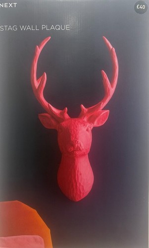 Next large bright pink stag - next,