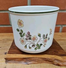 Vintage  Marks & Spencer Autumn Leaves Large Planter Plant Pot  Floral Design 6"