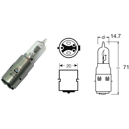 Osram 12v 35w bulb - 12v, 35/35w
