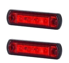 # 2x Red Marker LED Lamp Light