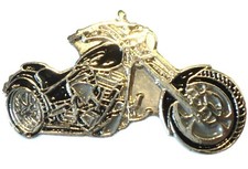 Black Custom Chopper Bike