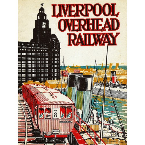 Liverpool overhead railway - liverpool,