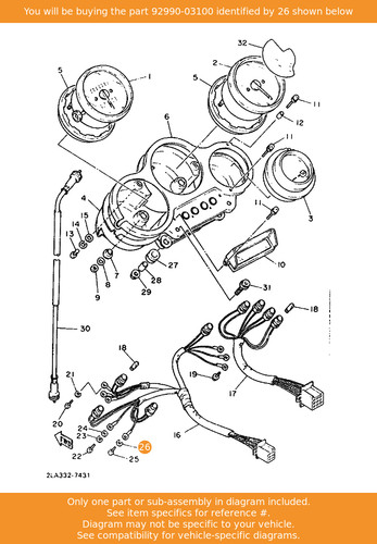 Yamaha washer spring - washer,,