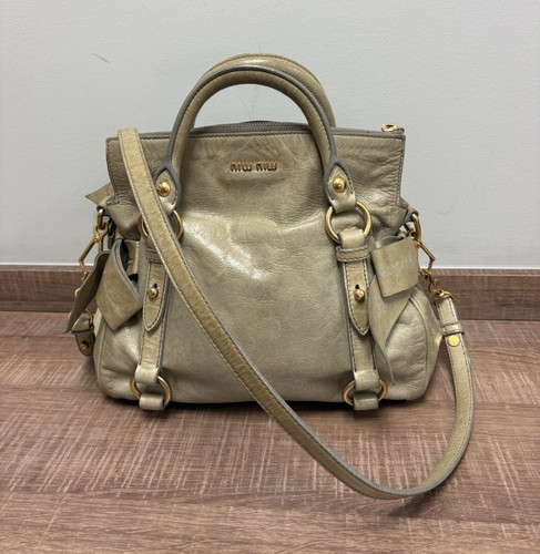 Miu green satchel - green,