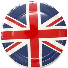 Union Jack Paper Plates - 23cm