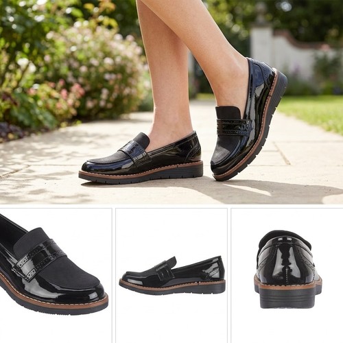 Ladies brogue shoe - ladies,