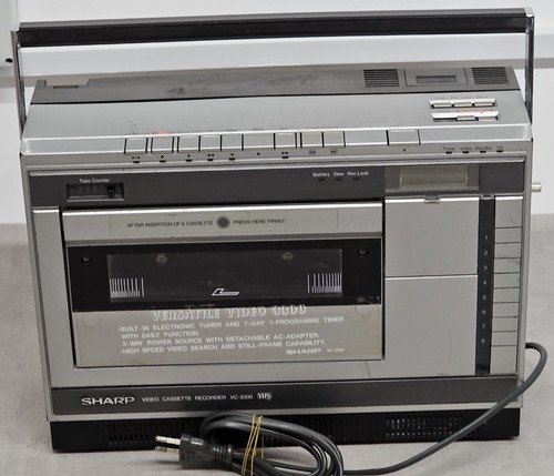 Sharp video cassette recorder - cassette,