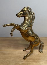 Vintage Brass Rearing Horse