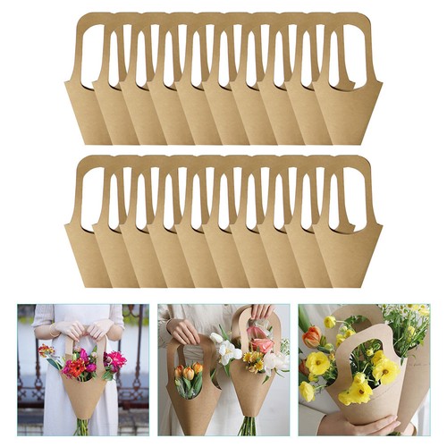 Elegant kraft paper - paper, flower