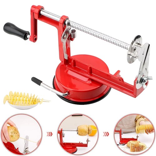 Manual spiral potato - potato, slicer