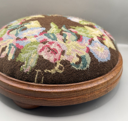 Vintage floral needlepoint - floral,