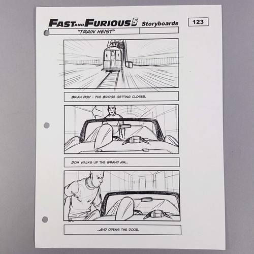 Fast furious five storyboard - fast, &
