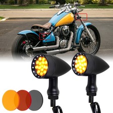 Bullet LED Turn Signals Amber