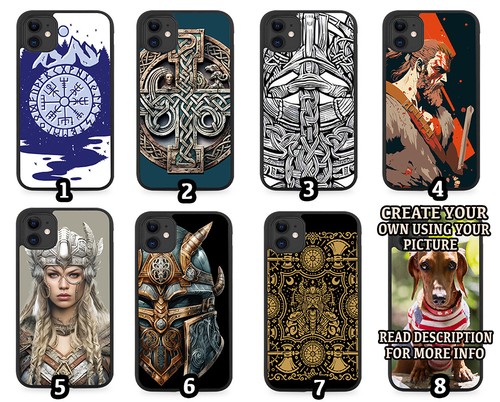 Vikings rubber phone case - rubber,
