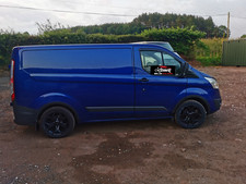 Fits Ford Custom 2012-2018  Wheel Arches Fender Flares Black ABS