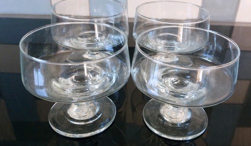 Vintage clear glass pedestal - vintage,