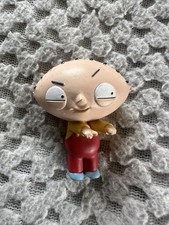 Family Guy Stewie Griffin Figure 2009 Fox Collectible Toy Red Overalls Used