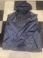 Louis Vuitton Monogram Reversible Blue Windbreaker Jacket Mint 52,100% Authentic