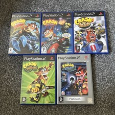Crash Bandicoot - Various Ganes Bundle x 5 - PS2 Sony PlayStation 2 Free P&P