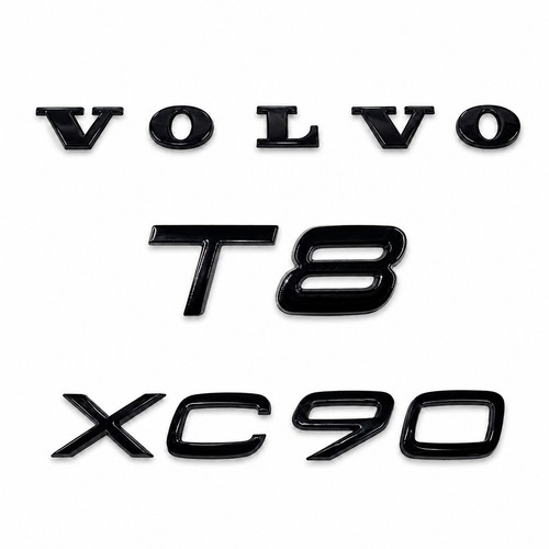 Gloss black badges - gloss, volvo