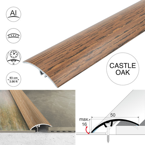 Aluminium wood effect - ,