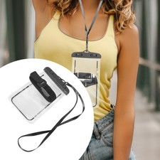 1 Set of Water Proof Phone Pouch Water Phone Protector Clear Beach Phone Holder