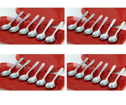 Stainless steel teaspoons - stainless,