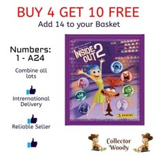Inside Out 2 Panini Sticker Collection DISNEY - 1 to A24