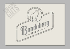 Bundaberg Rum Stencil --Paint