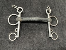 Rubber Mullen Mouth Pelham Bit