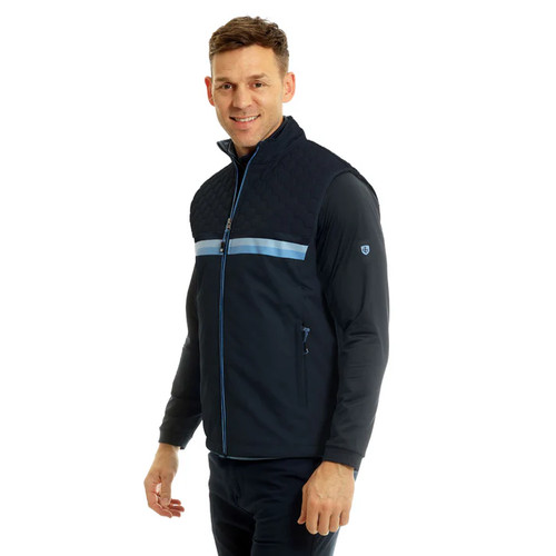 Island green mens navy padded - mens,